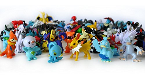 Pokemon Go 72 Pokemon Mini Figures In a Set, Amazing Gift for Kids, Holiday Gift