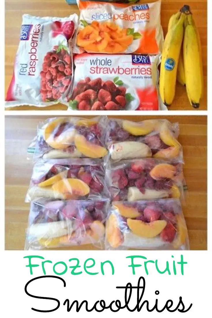 Frozen fruit smoothie recipes - how to make smoothies with frozen fruit