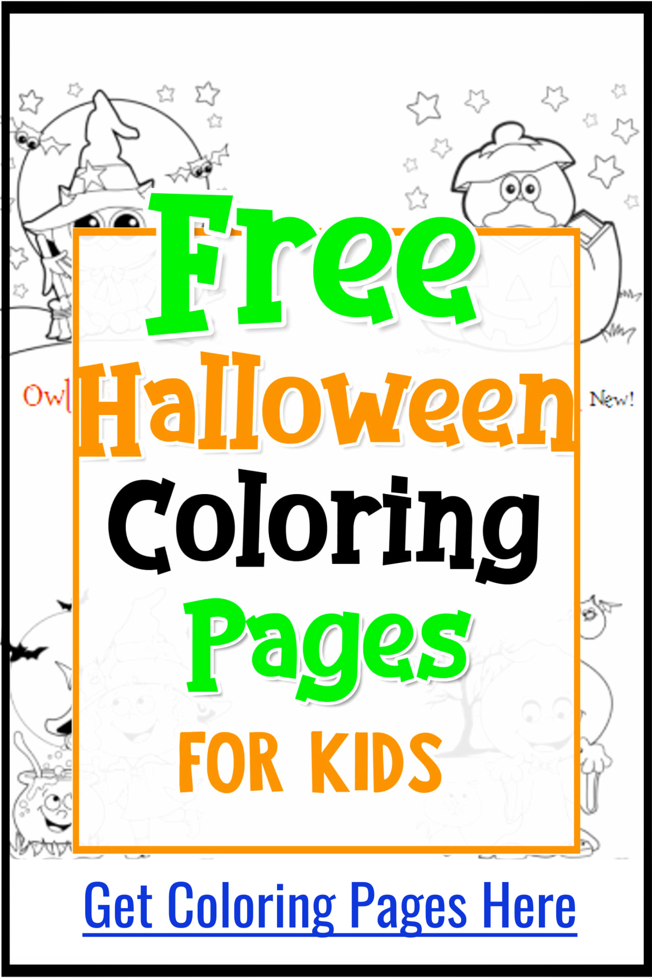 Halloween Crafts!  Free Halloween Coloring Pages and Printables for Toddlers and Preschool