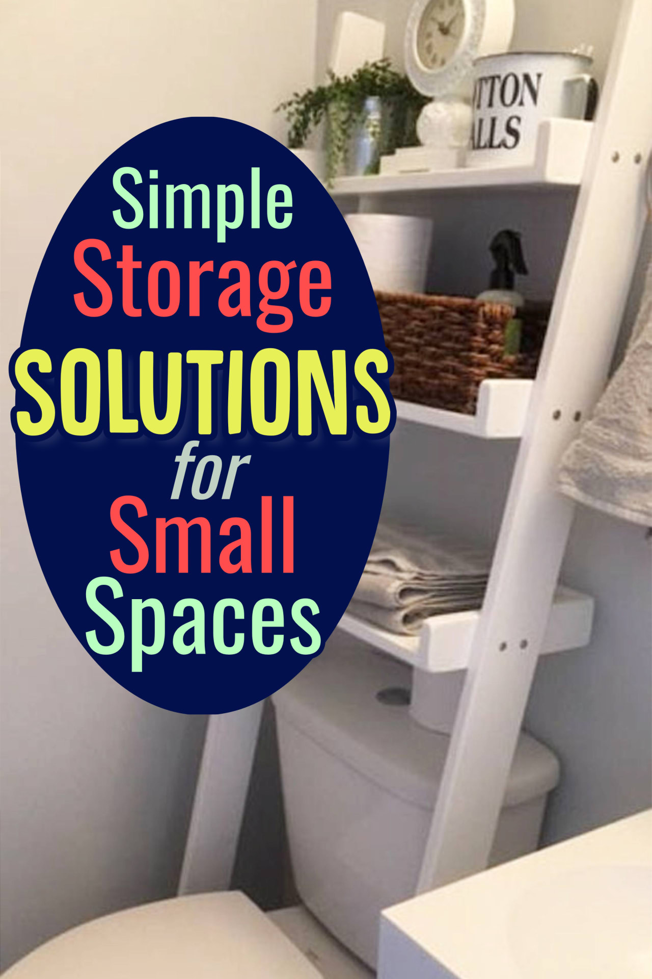 Storage and organization hacks for getting organized at home on a budget - Get organized at home with these creative storage solutions for small spaces in your bedroom, tiny apartment, little flat, small kitchen, living room, bathroom and more for making the most of small spaces for serious clutter control.  Go from cluttered mess to organized success when uncluttering your home!