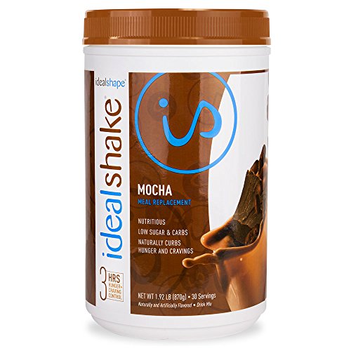 IdealShake, Meal Replacement Shake, Mocha, w/ Hunger Blocker, 30 Servings