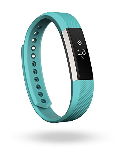 Fitbit Alta Fitness Tracker, Silver/Teal, Small