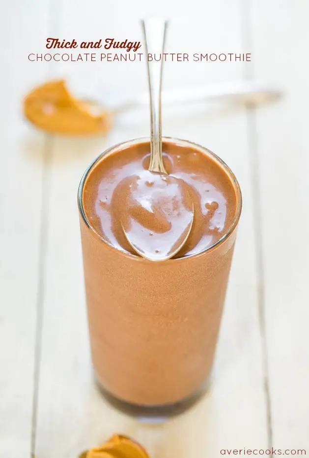 easy chocolate peanut butter smoothie recipe