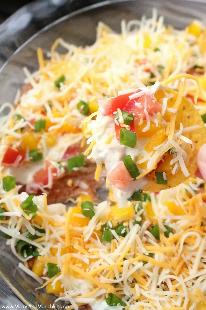 Layered ranch taco dip recipe