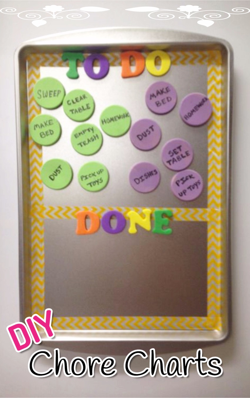 DIY chore chart ideas for young children