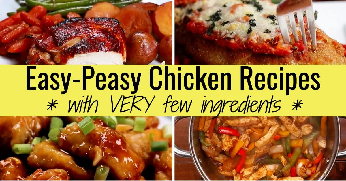 EASY Chicken Recipes for Dinner with Few Ingredients