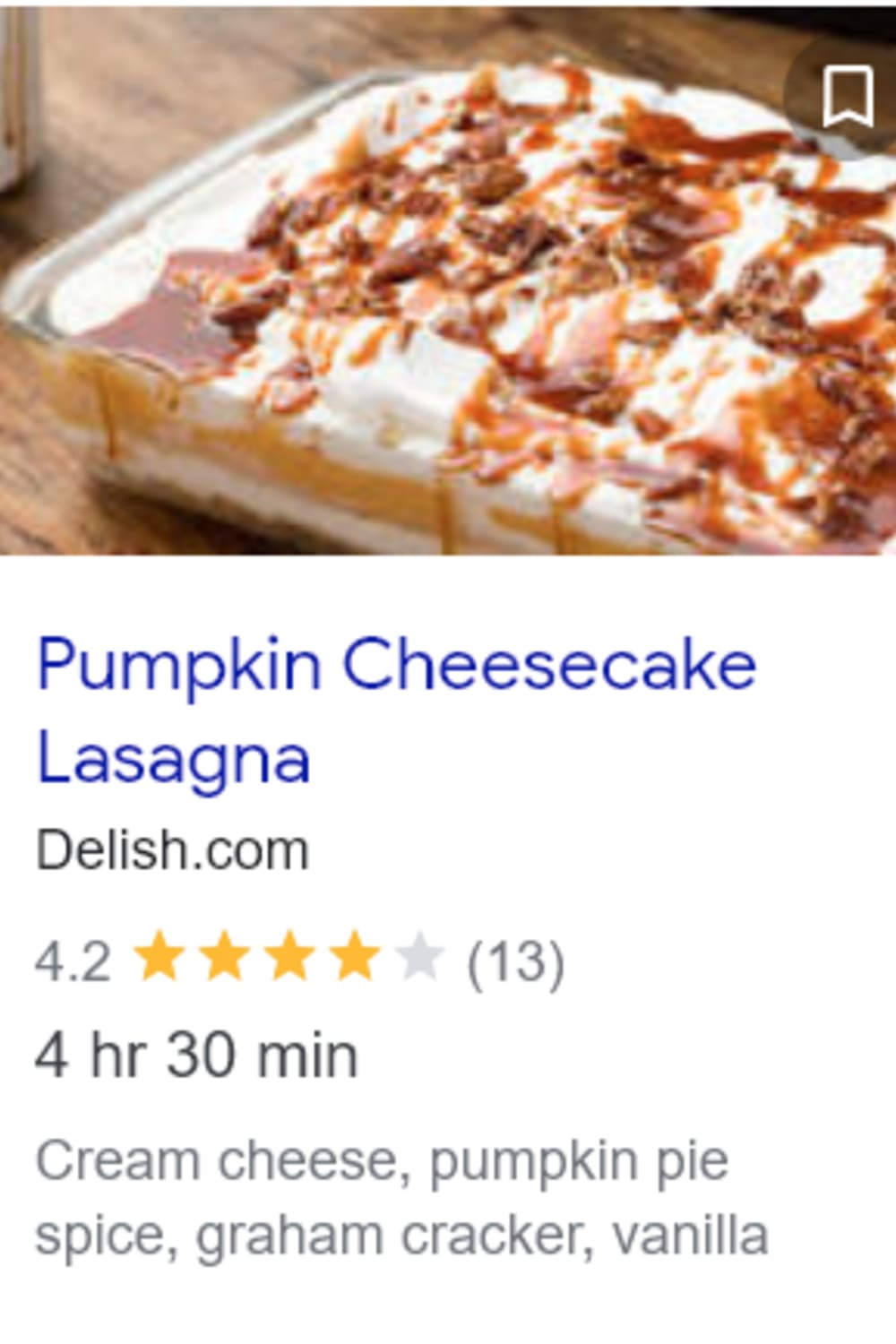 Light Desserts for Thanksgiving and more creative Thanksgiving dessert ideas - this pumpkin cheese cake lasagna is super simple and delicious. It's a real showstopper too