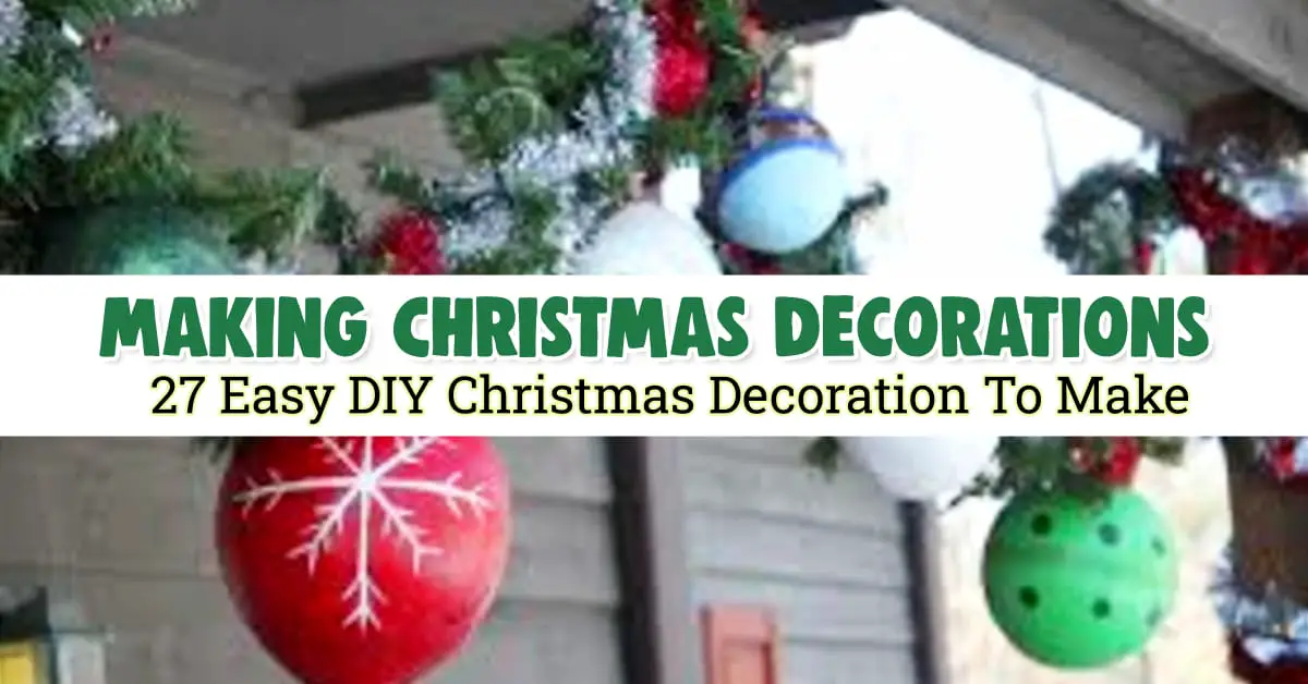 Easy Christmas Decorations DIY - Making Christmas Decorations Ideas- Easy Christmas Decorations DIY Unique Christmas Decorations. These cool Christmas decorations are easy Christmas decorations DIY for making Christmas decorations to make and sell or cheap Christmas decor for your home