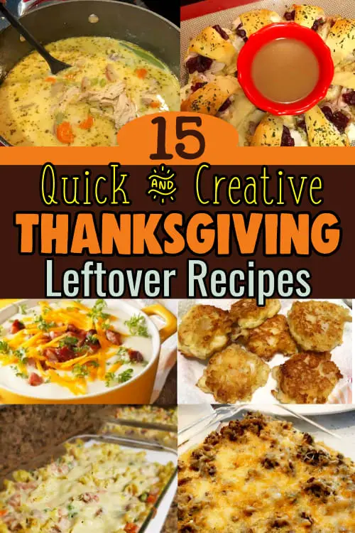 15 Thanksgiving Leftover recipes ideas: What to DO with leftover turkey & Thanksgiving leftovers?  Try these easy left over meals and busy day soups - Thanksgiving leftover casserole & more simple leftover turkey recipes for food leftover from Thanksgiving, Christmas or any Holiday meal. Such easy leftover turkey recipes, leftover mashed potatoes, cranberry sauce, ham & more for breakfast, quick weeknight dinners & cheap meals w/ these creative Thanksgiving leftovers recipes ideas - make ahead easy leftovers recipes for a crowd you can make last minute or freeze even if on a budget.