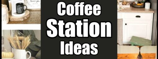 Coffee Station Ideas For Kitchen Counter Coffee Bar Set Ups  - kitchen coffee station ideas for your countertop or counter corner for a beautiful small coffee bar set up...