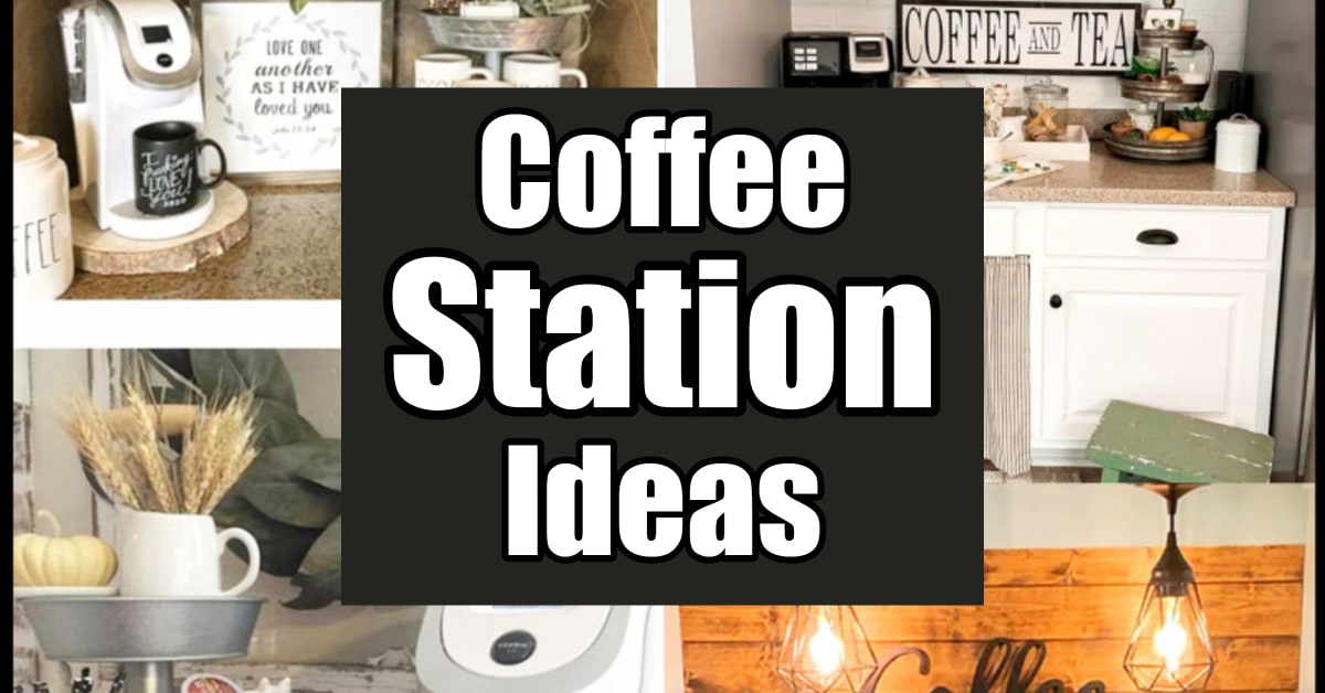 Coffee Station Ideas For Kitchen Counter Coffee Bar Set Ups