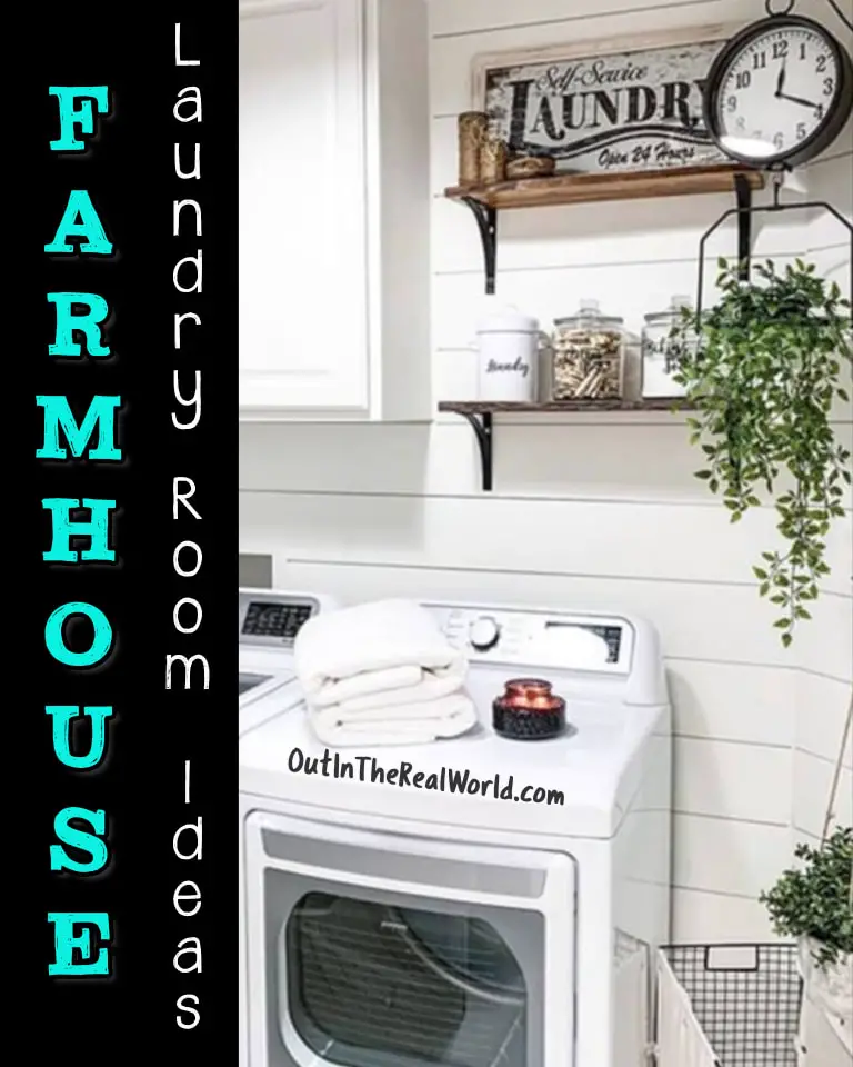 77 Farmhouse Laundry Room Ideas In Modern and Country Rustic Decor Style