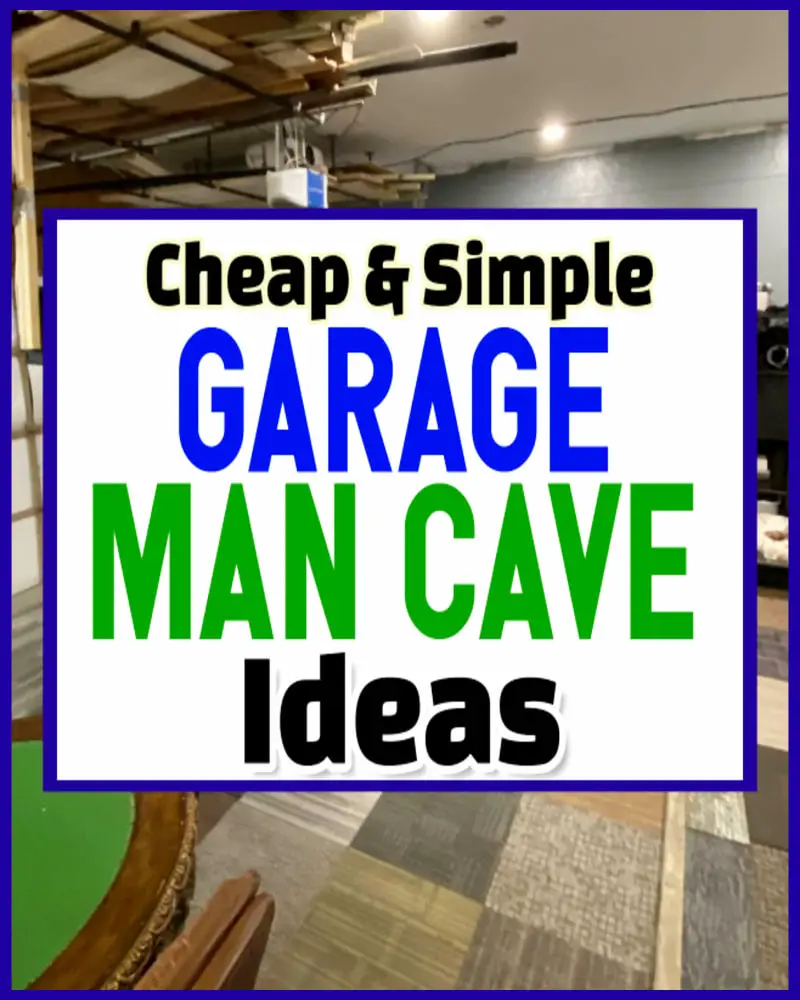 Mave Cave Ideas - simple garage man cave ideas on a low budget - cool garage ideas
