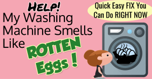 Washing Machine Smells Like Rotten Eggs? Here's the Solution...