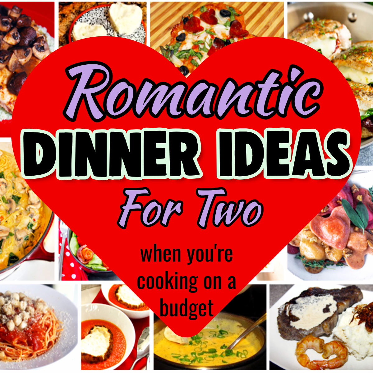 Romantic Dinner Ideas for Two - Easy Yummy Dinners & Meals For Two On a Budget-Creative Cooking