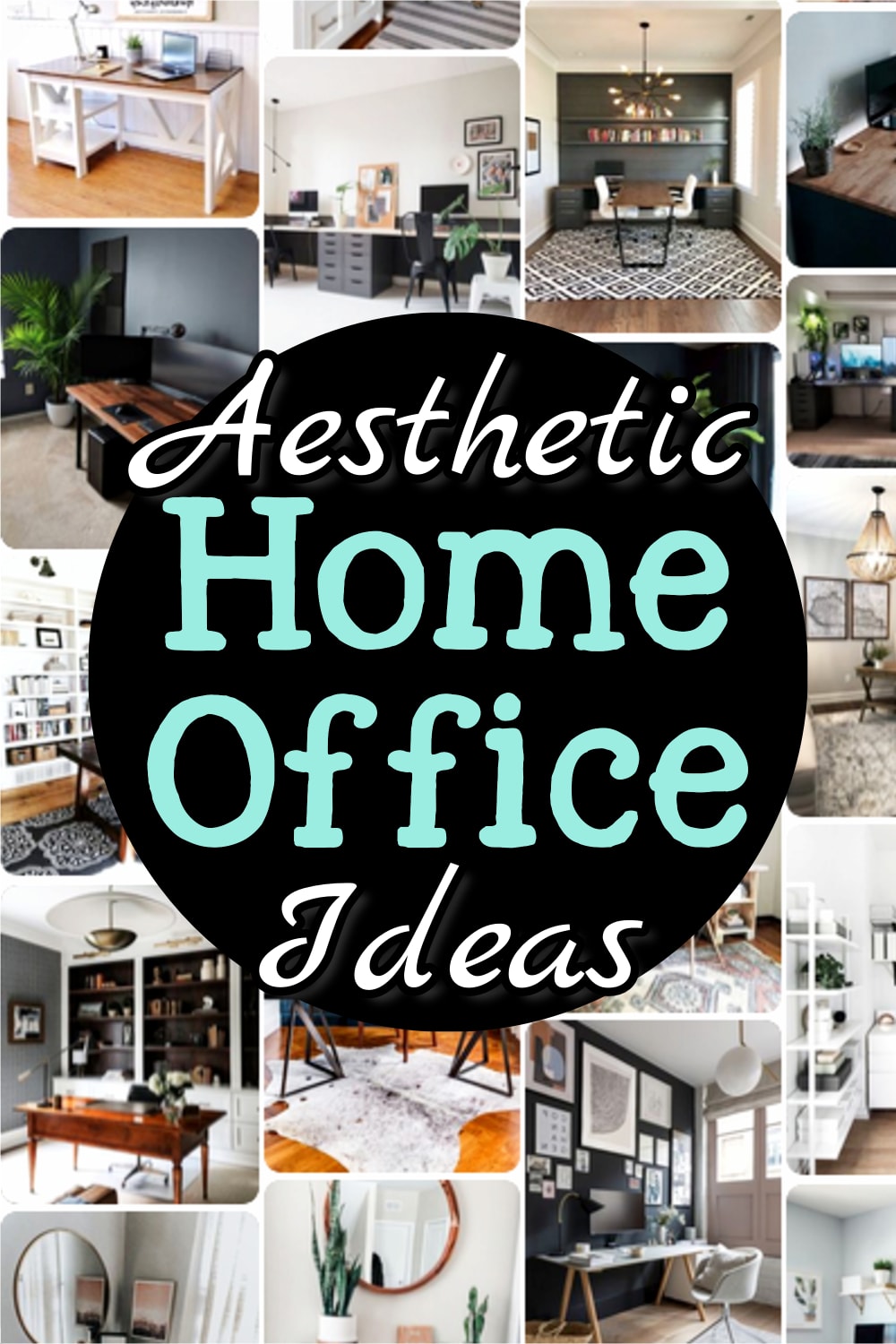 Aesthetic home office design ideas for an aesthetic small home office on a budget