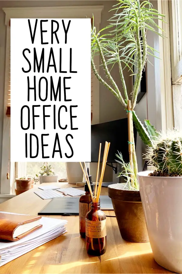 Home Office Ideas For Her - Very Small Aesthetic Home Office Ideas on a Budget