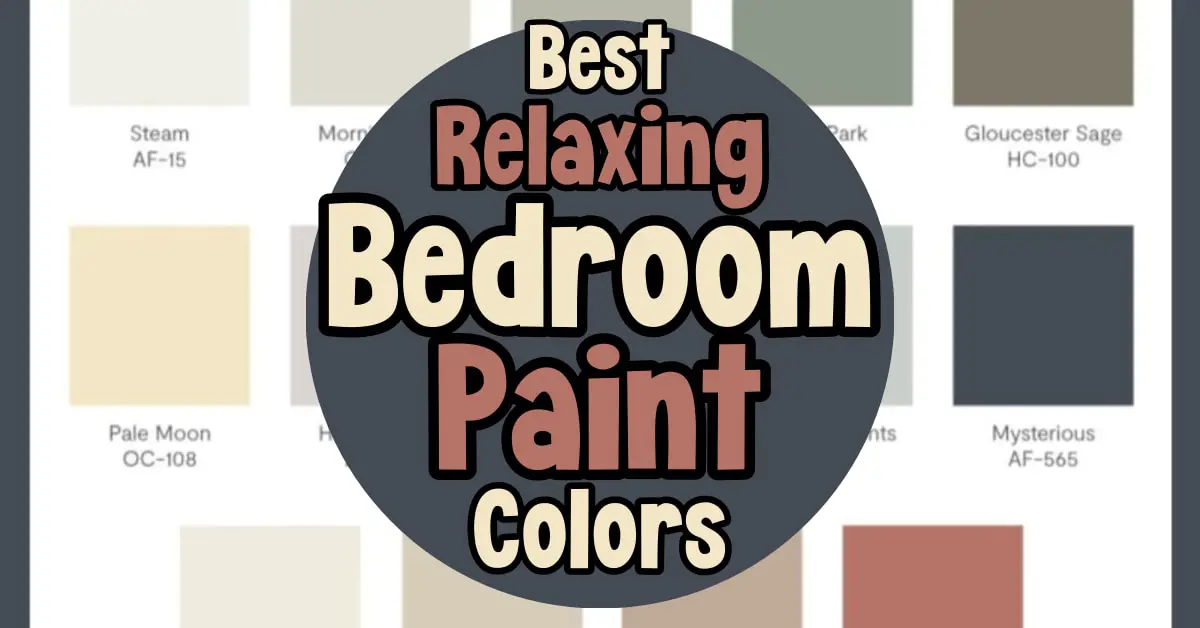 Relaxing bedroom color ideas for a cosy small room