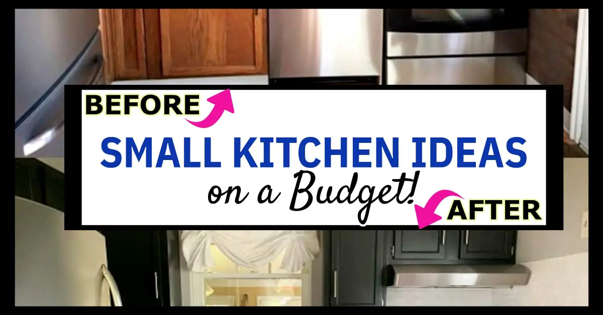 small kitchen ideas on a budget - before and after small kitchen makeover pictures