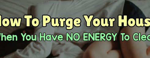 How To Purge Your House Of Junk When You Have NO Energy To Declutter or Clean