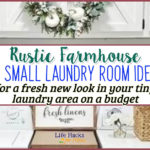 77 DIY Small Laundry Room Ideas In Rustic Farmhouse Style