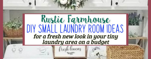 77 DIY Small Laundry Room Ideas In Rustic Farmhouse Style  - Rustic Farmhouse Laundry Room Ideas For Your Small Laundry Area You Can Do On A Tight Budget...