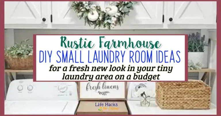 Small Luandry Room Ideas For a DIY Laundry Room MakeOver On a Budget