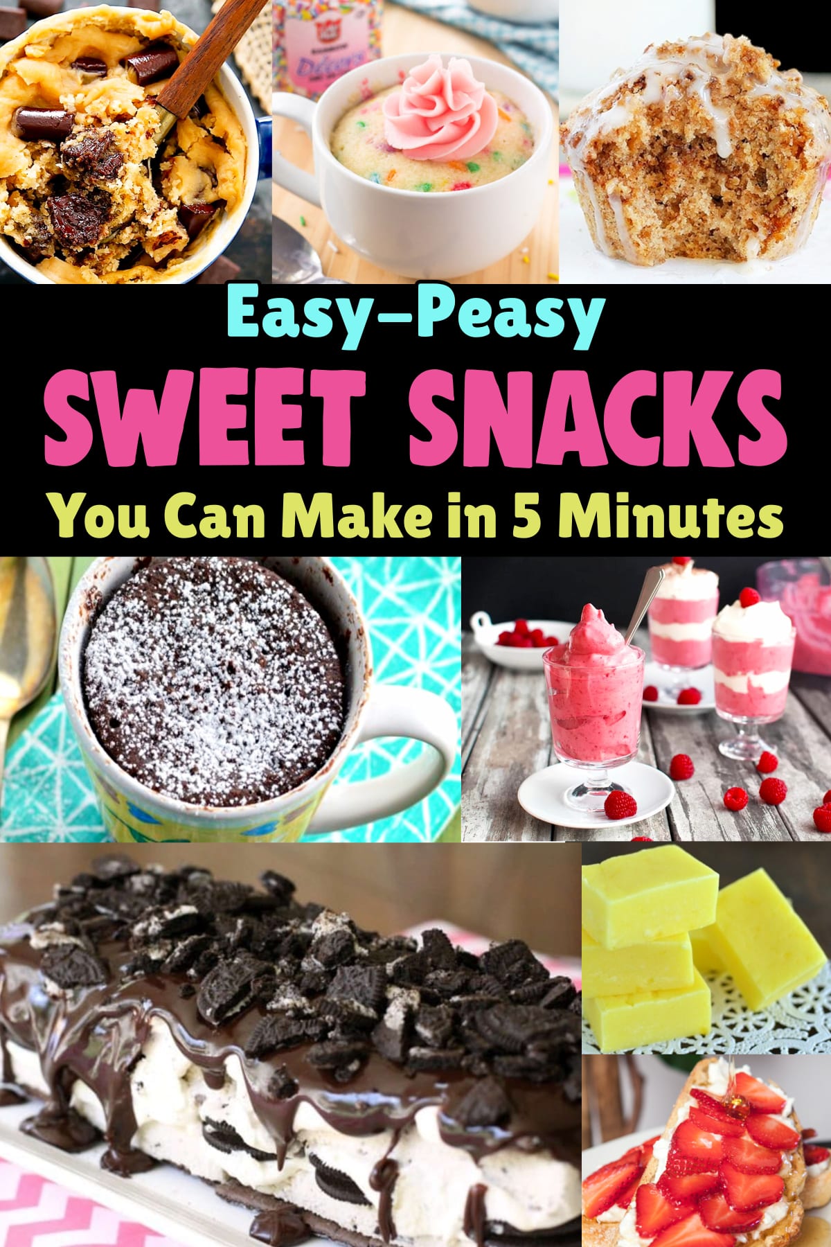 Easy SWEET Midnight Snacks To Make In 5 Minutes Or LESS