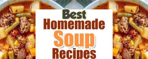 Easy Soup Recipes With Few Ingredients To Make Ahead and Freeze  -10 simple soups to make at home that will warm you up when you're cold or HAVE a cold - perfect for beginners too!