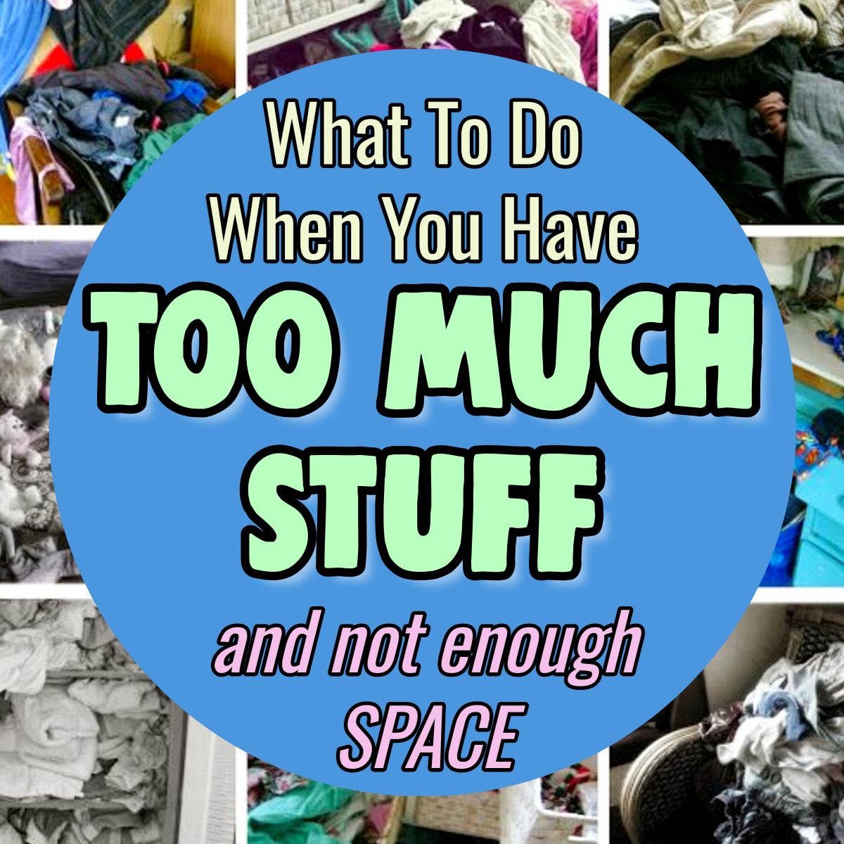 Overwhelmed with too much STUFF? Here's how to simplify life and get rid of stuff with the four box method decluttering strategy or my 7 step action plan to get rid of clutter, junk and stuff that overwhelms you.