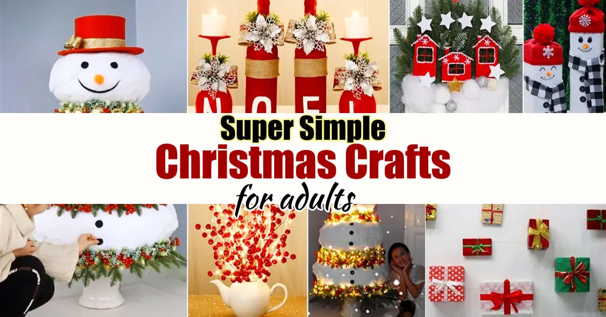 Simple Christmas Craft Ideas for Adults