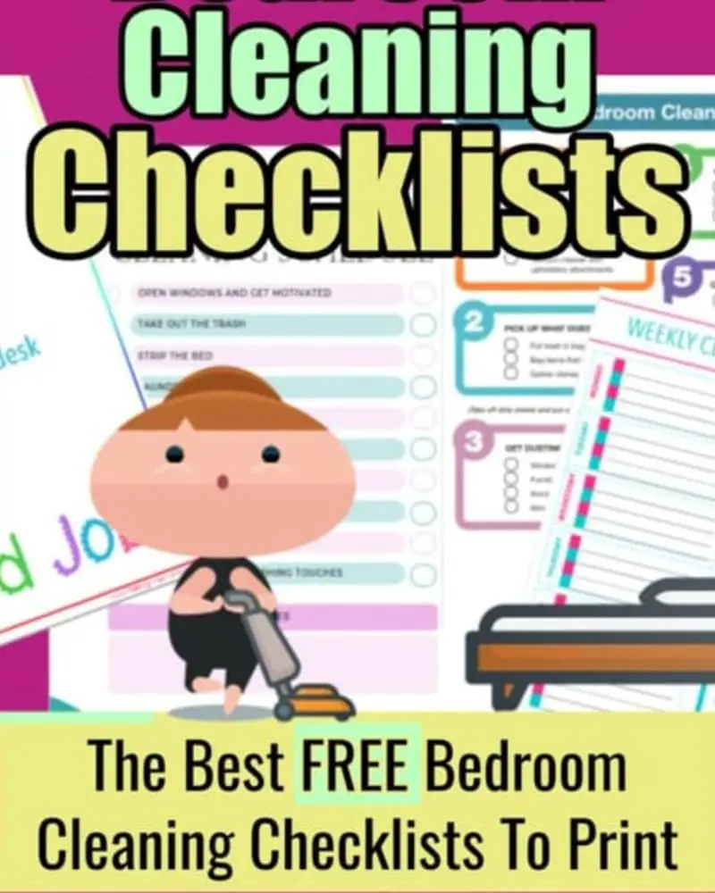 Free Bedroom Cleaning Checklists and Charts
