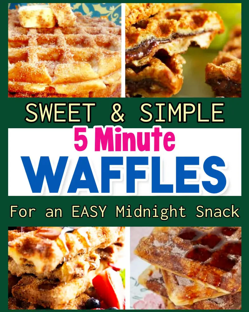 swwet snacks to make at night for a late night sweet midnight snack in 5 minutes