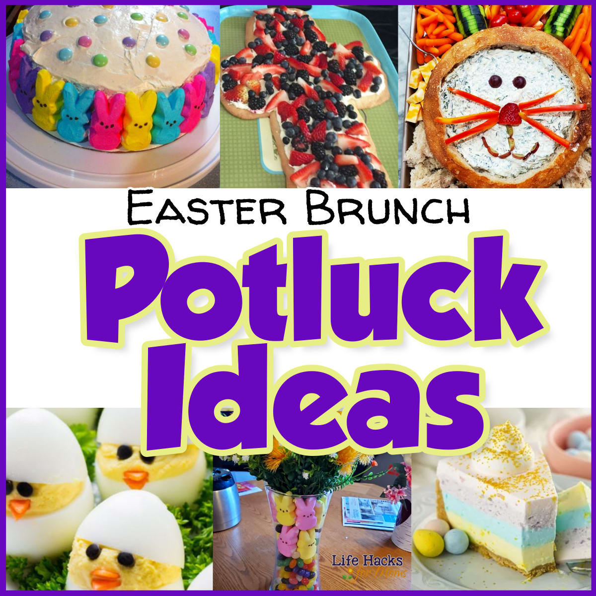 Easter Brunch Potluck Ideas For Church Work Brunch or Any Easter Party