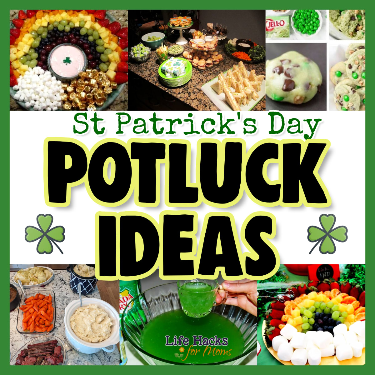 St Patrick's Day Potluck Ideas For Work or ANY Party Crowd