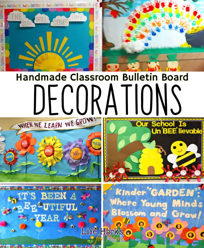 handmade classroom bulletin board decorations