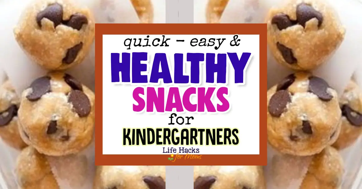 Healthy snacks for kindergartners