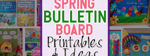 Spring Bulletin Board Printables & Ideas for the Classroom  - unique spring bulletin board ideas for pre-k, preschool, kindergarten, elementary and middle school classrooms...