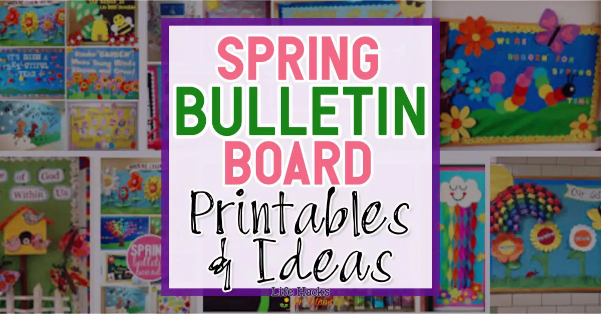 Spring Bulletin Board Printables and Ideas for The Classroom