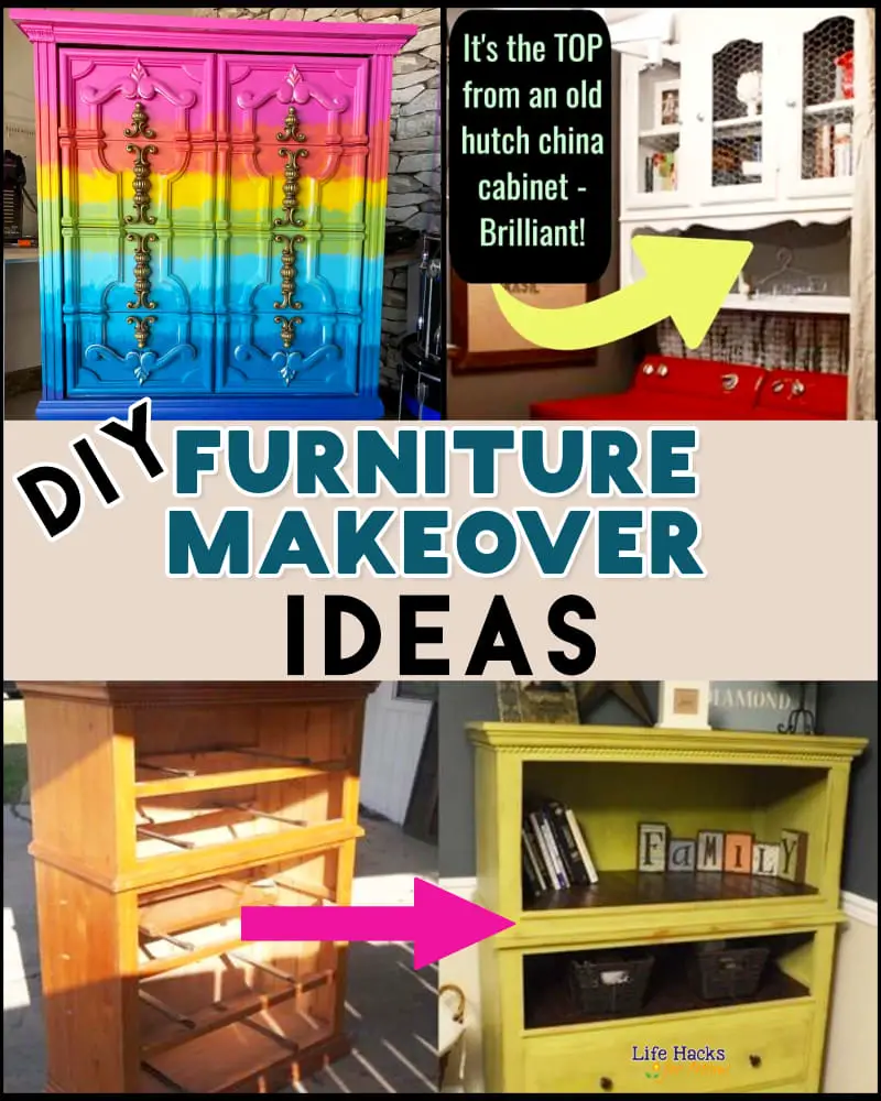 Furniture Makeover Ideas-DIY Upcycled Furniture Ideas Before and After Pictures