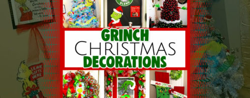 Grinch Christmas Decorations-DIY Decor, Trees, Wreath Ideas and More  - from Grinch Christmas tree ideas to DIY decorations, these are my favorite Grinch-themed decor for the Holidays this year...
