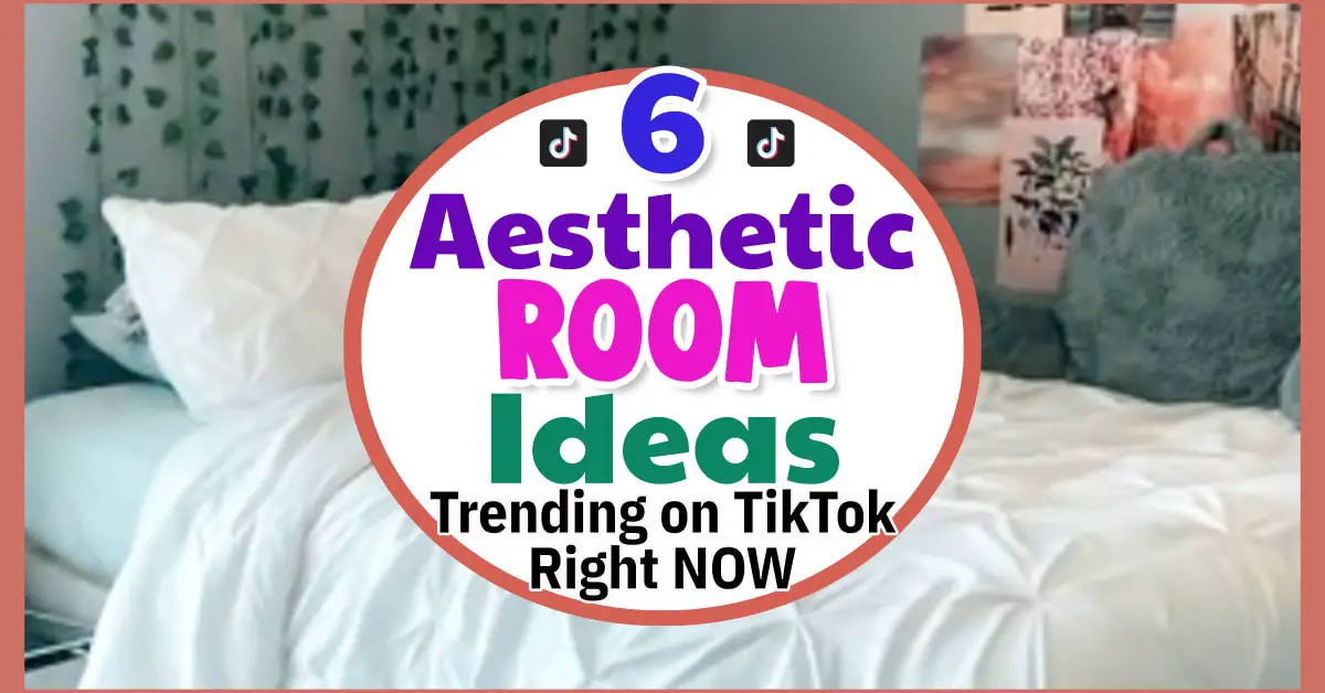 Aesthetic room decor-bedroom aesthetic room stuff-easy DIY room decor trending on TikTok right now - here's how to make your room aesthetic without buying anything or for cheap with these cute handmade decorations and makeovers
