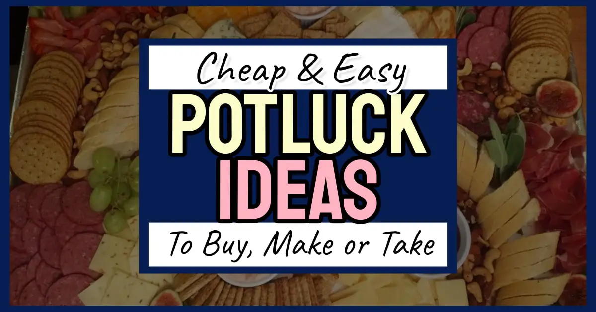 Potluck Dished - easy cheap potluck ideas for work, church, holiday parties and more - last minute and store-bought potluck ideas too