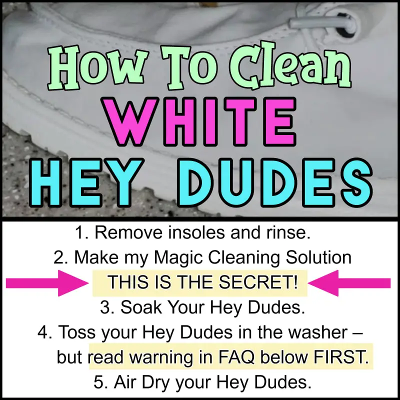 how to wash hey dudes - easy way to clean white hey dudes and make white shoes white again, remove stains and NOT ruin them