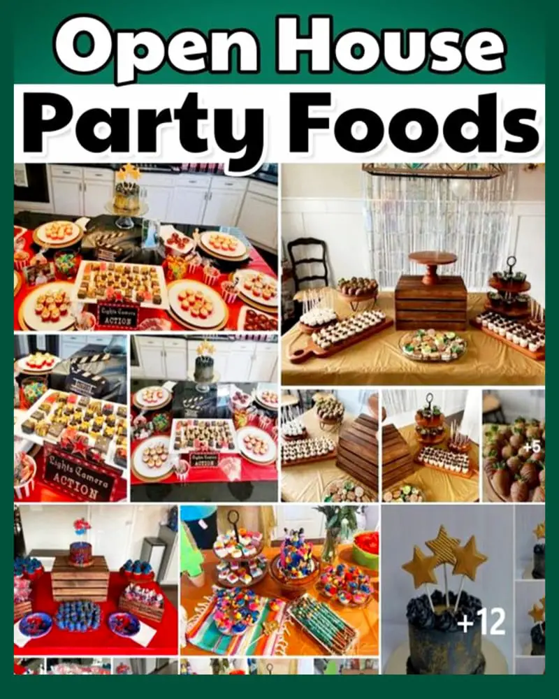 Inexpensive Party Food Ideas For Open House Class Reunion, Graduation Party, Potluck at Work or Church - cheap snacks for large groups