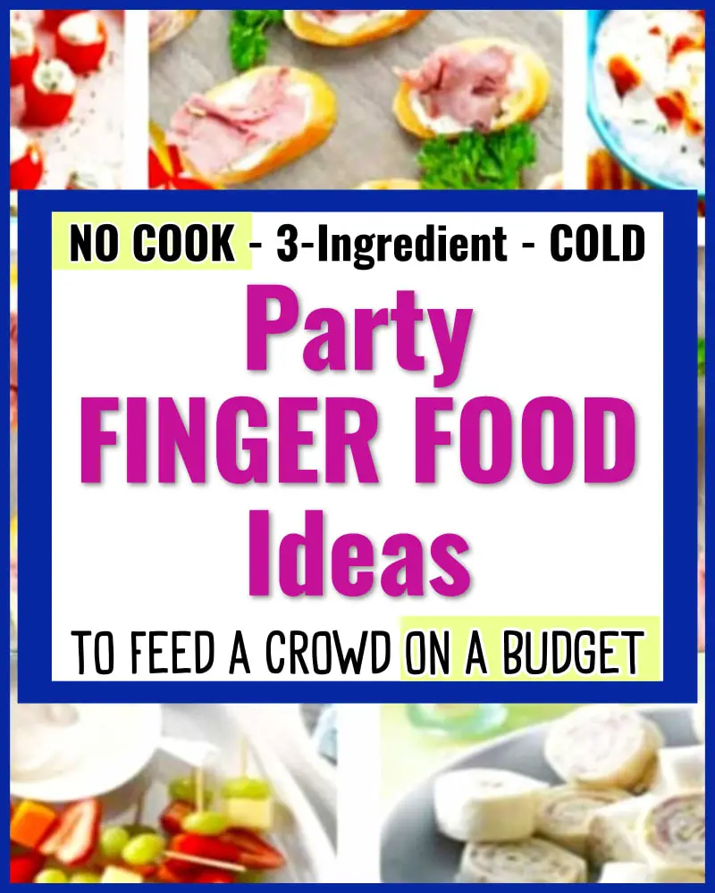 Party Finger Food Ideas-Budget Cold Appetizer Ideas and Inexpensive Appetizers for a Crowd or Large Group- Funeral Food Ideas, Potluck Appetizers for Work, Baby Shower, Jack and Jill Raffle Shower Bridal Party, Graduation, Cookouts - no cook, 3-ingredient cheap and easy cold toothpick appetizer ideas and outdoor party food