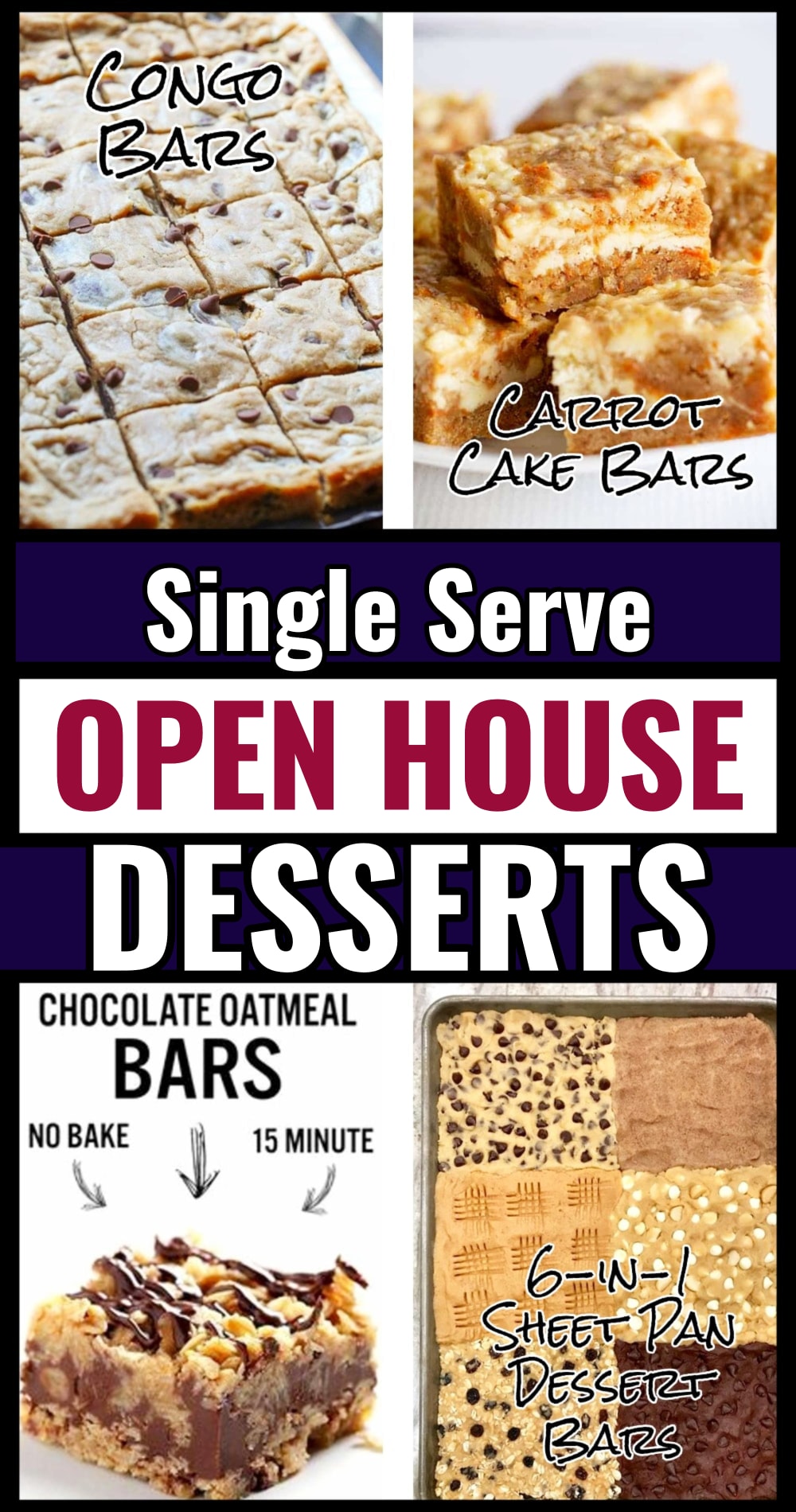 Single Serve Open House Desserts To Make In Large Batches For a Party Crowd