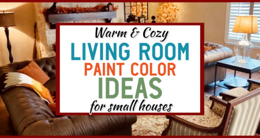 Warm Cozy Living Room Ideas, Paint Colors & Comfy Designs  - Cozy Warm Living Room Paint Colors, Design Ideas and Inspiration for a Comfy Space in Your Small House...