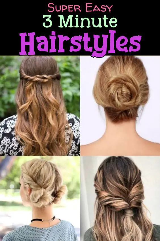 quick lazy easy hairstyles for school