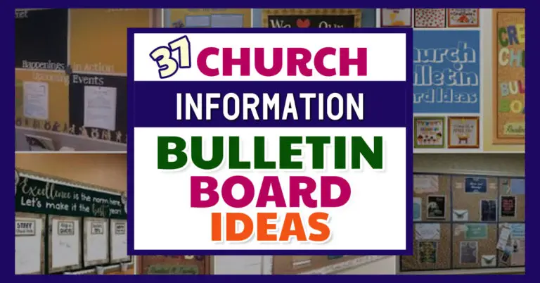 bulletin board ideas for church information